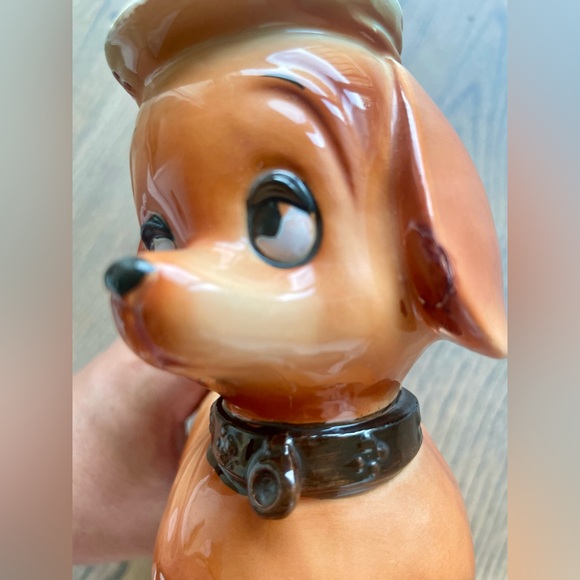 VTG/Retro Dog/Dachshund Ceramic Planter - Picture 3 of 10